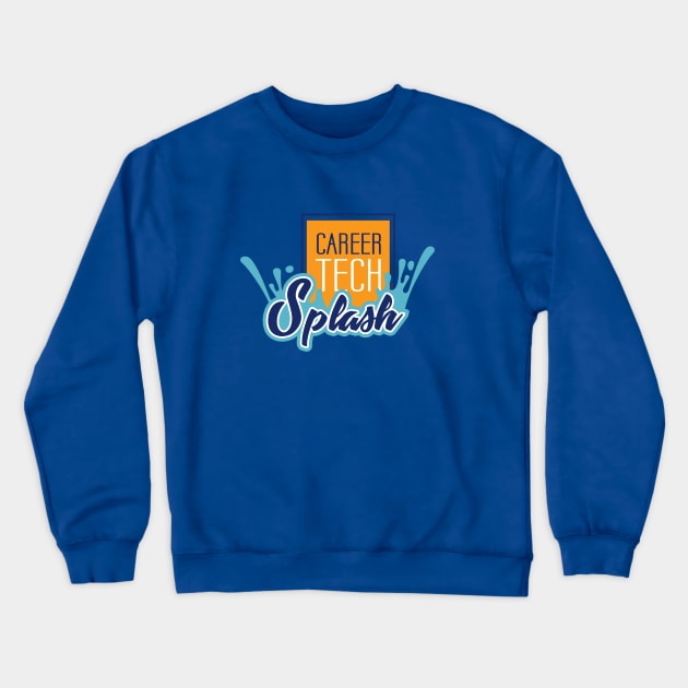 Career Tech Splash Crewneck Sweatshirt by MandaTshirt